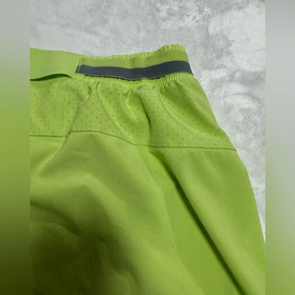 Lululemon Men’s Shorts Athletic Lined Lime Green